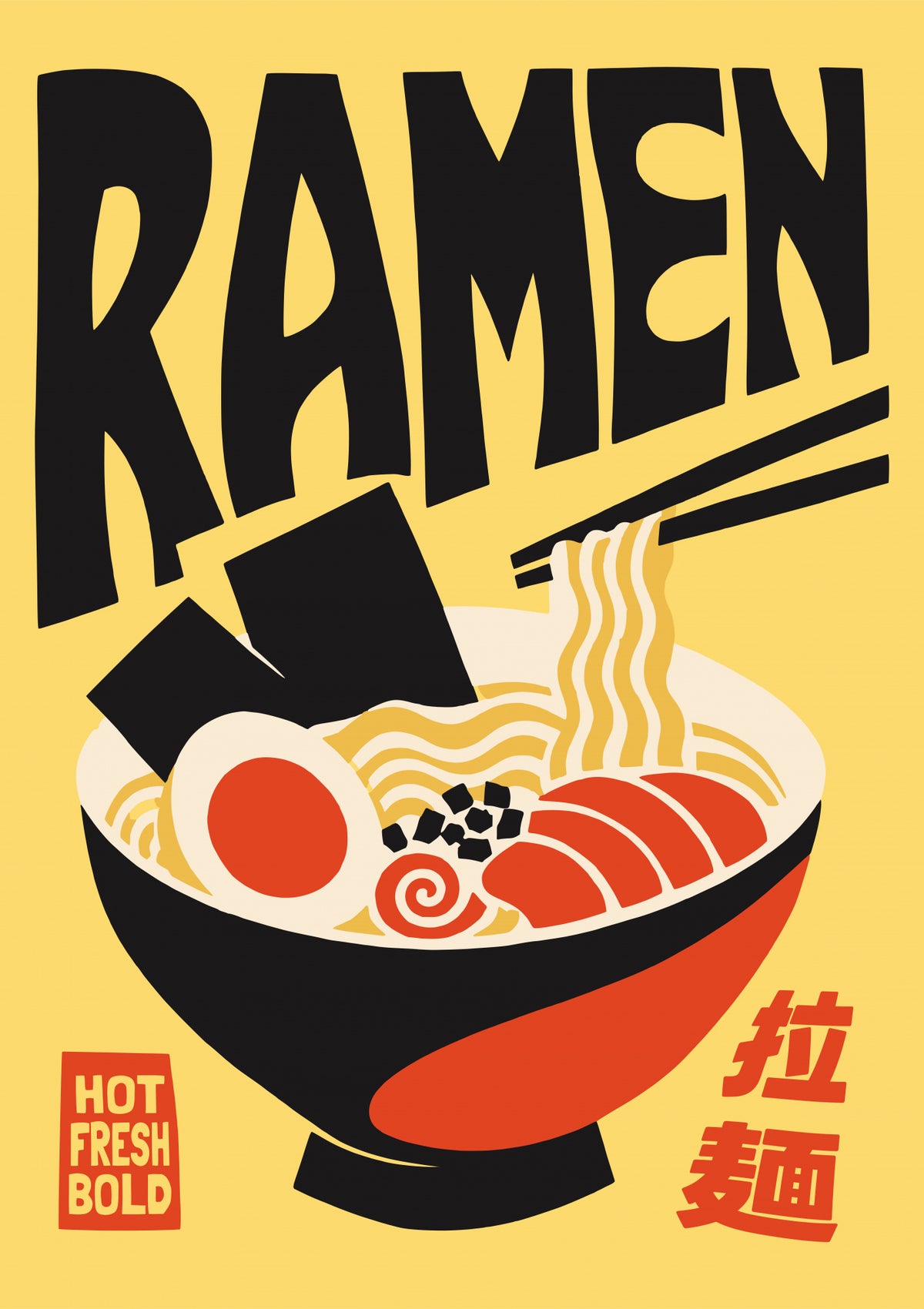 Bold Japanese Ramen | Canvas