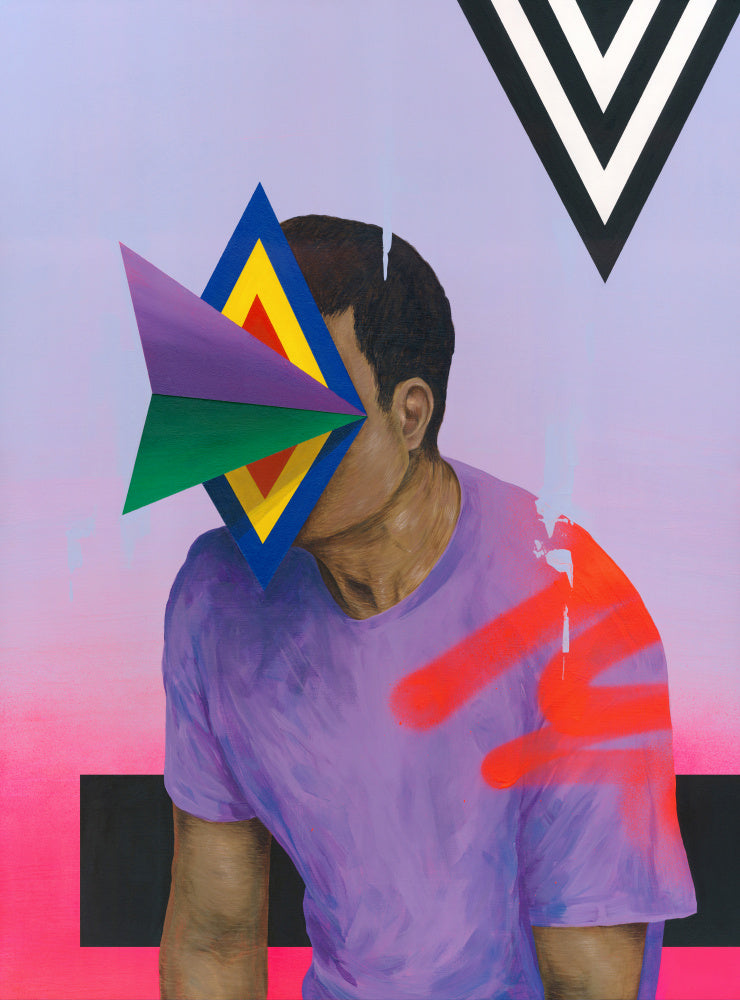 Colorful Geometric Portrait | Canvas