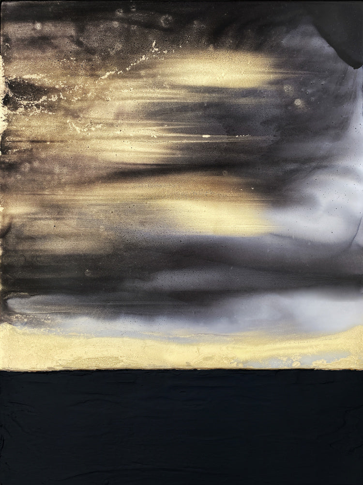Abstract Golden Horizon | Poster