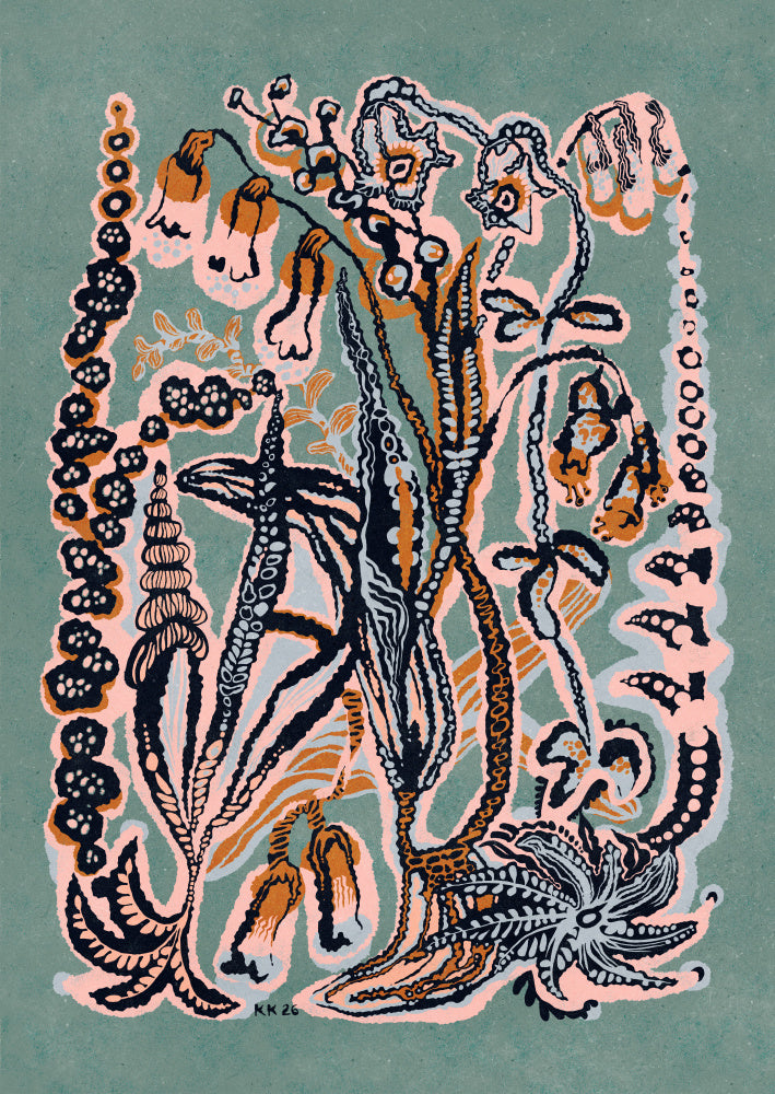 Ethereal Ocean Garden | Canvas
