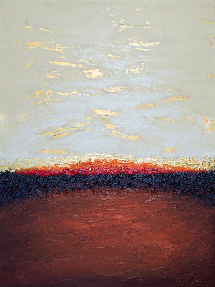 Golden Desert Horizon | Canvas