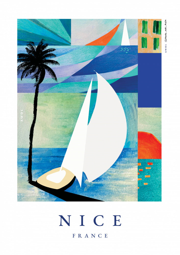 Summer Sailboat Beach | Canvas