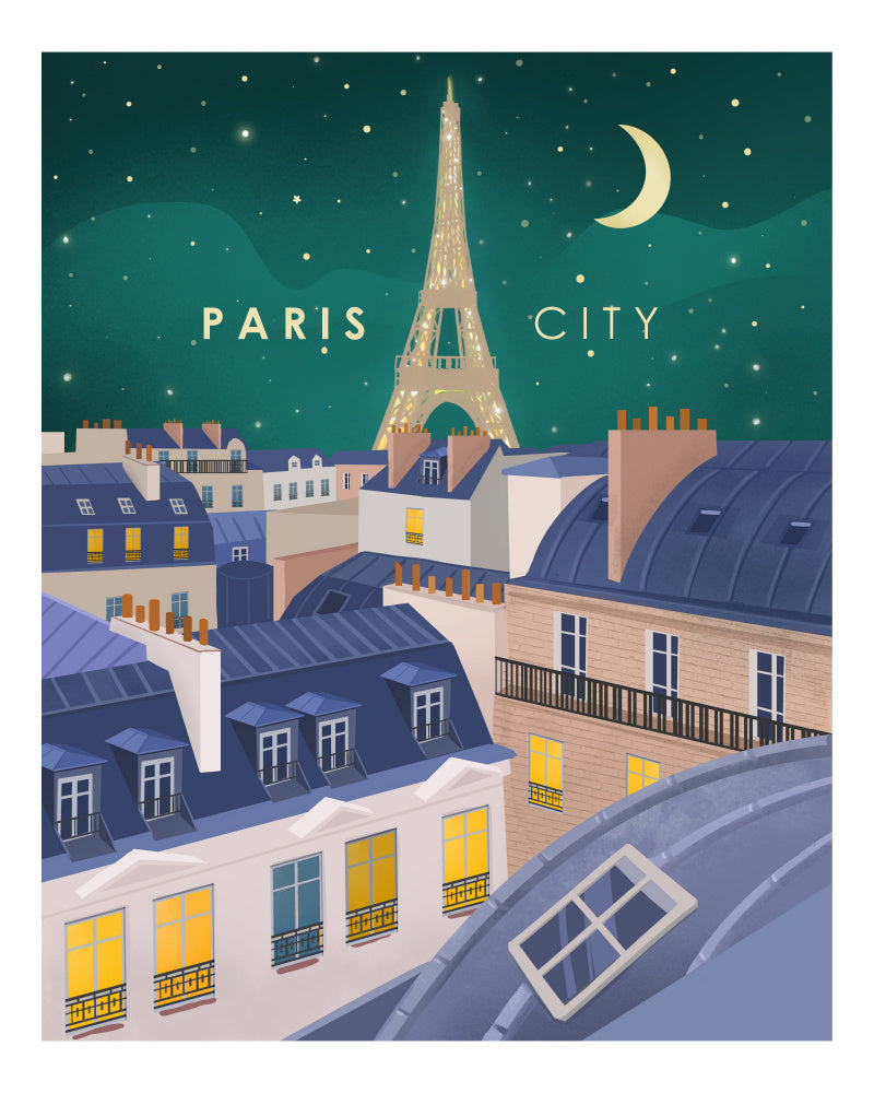 Paris at Night | Canvas