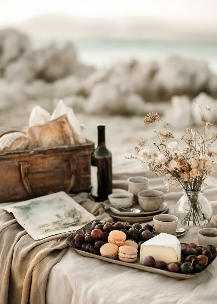 Elegant Coastal Picnic | Canvas