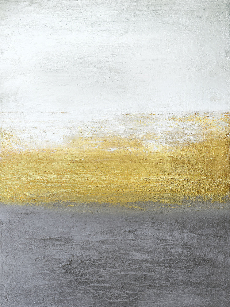 Golden Grey Horizon | Canvas