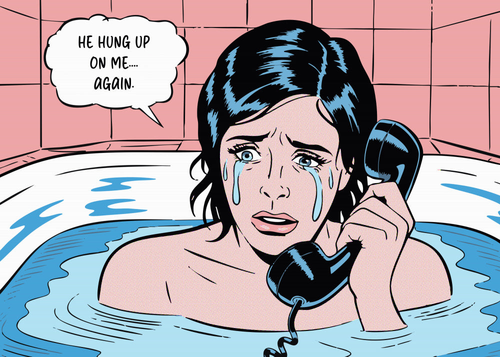Crying In Bathtub | Poster