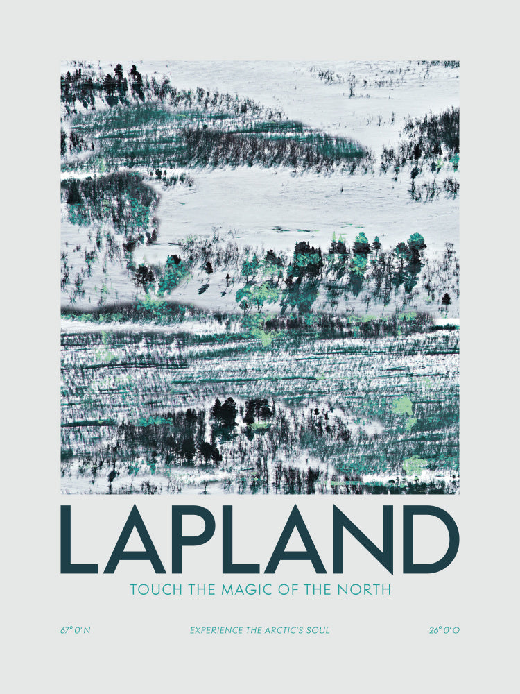 Lapland Winter Landscape | Poster