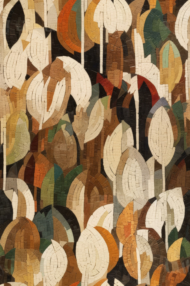 Mosaic Forest Vibrance | Poster
