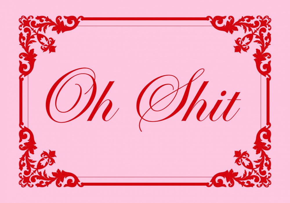 Elegant Oh Shit Script | Canvas