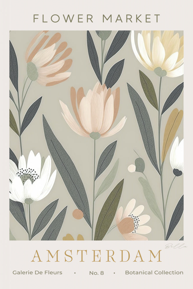 Soft Pastel Florals | Canvas