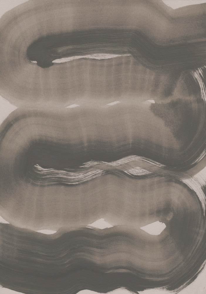 Abstract Brush Strokes 163X | Poster