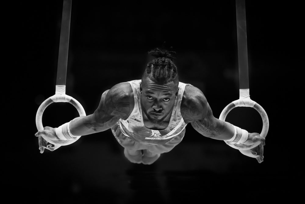 Focused Gymnast Power | Canvas