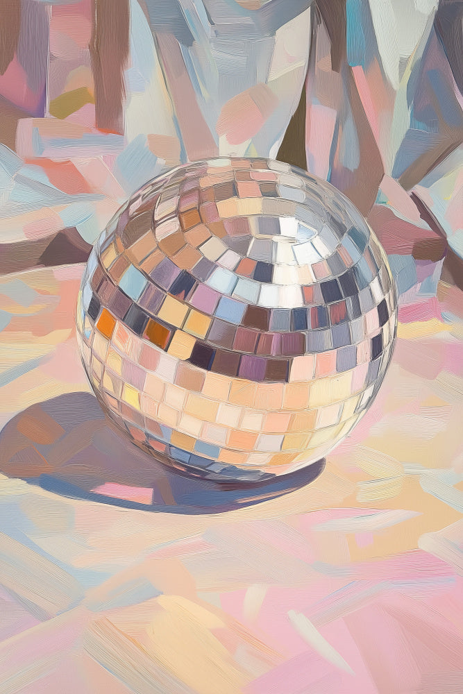 Pastel Disco Ball | Poster