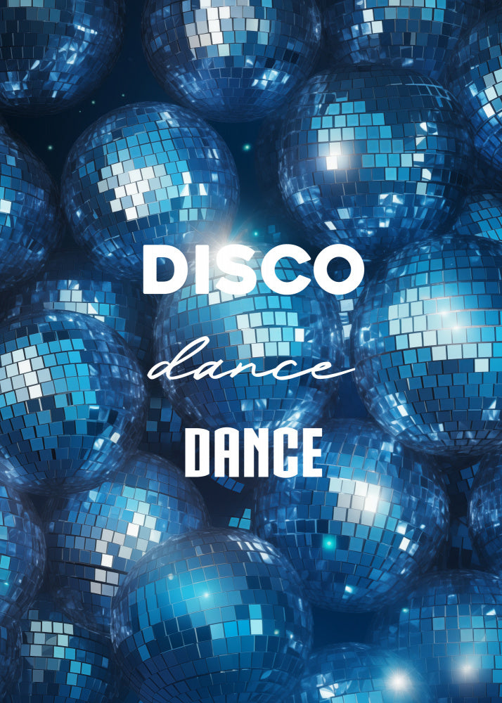 Blue Disco Dance Party | Canvas