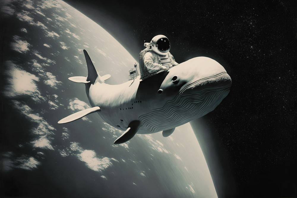 Cosmic Whale Ride | Poster