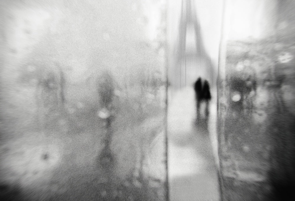 Blurred Paris Romance | Canvas