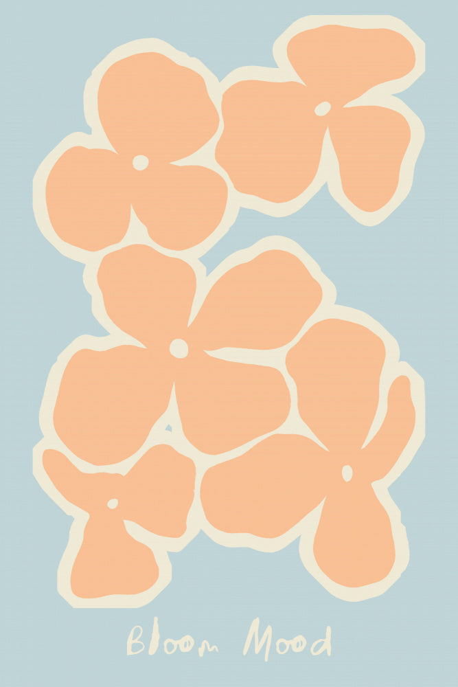 Peach Bloom Mood | Canvas