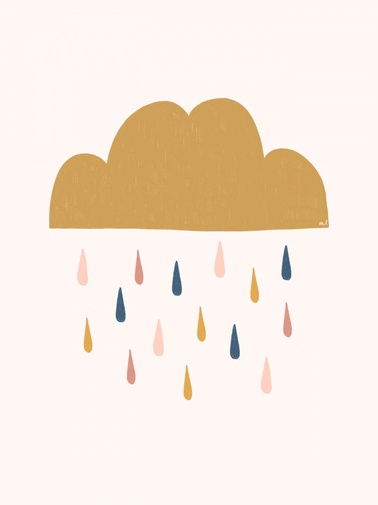 Colorful Rain Cloud | Poster