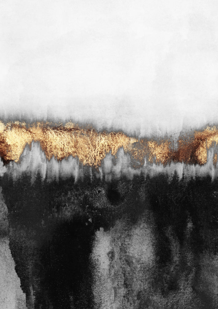Liquid Gold Divide | Canvas