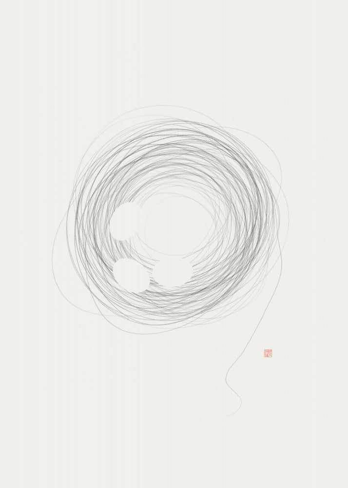 Abstract Nest Circles | Poster