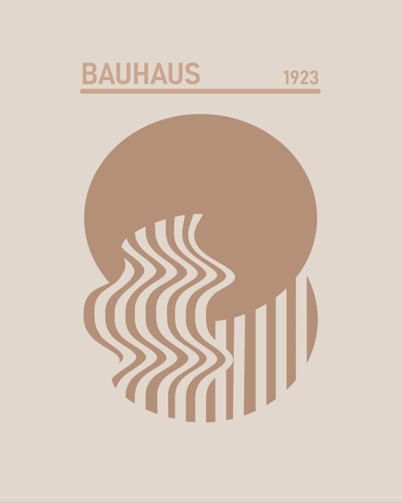 Bauhaus Geometric Abstract | Poster