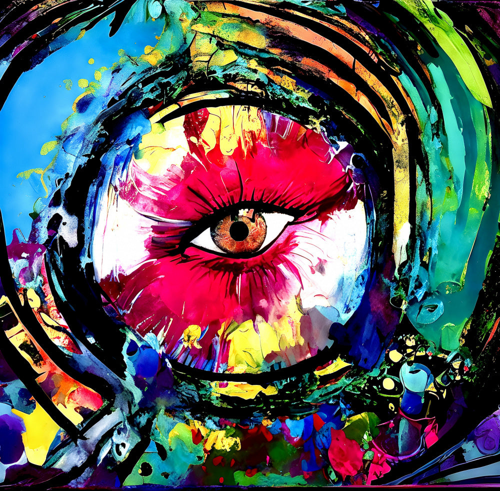 Vibrant Abstract Eye | Poster