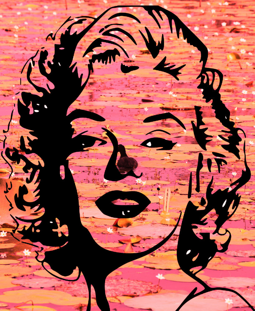 Marilyn Monroe Pink Lotus | Poster