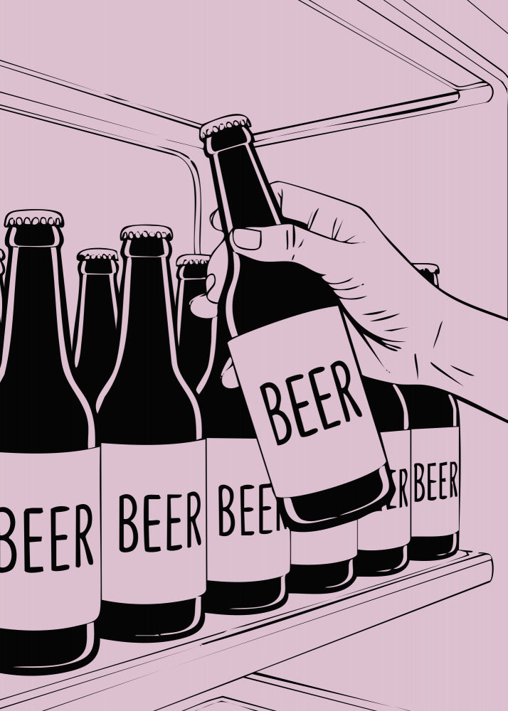 Hand Reaching For Beer | Poster