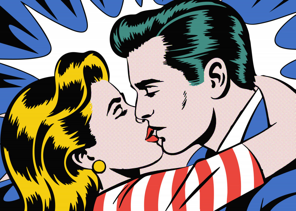 Romantic Comic Kiss | Poster
