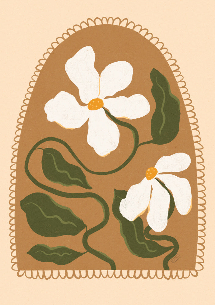 Boho Floral Arch | Poster