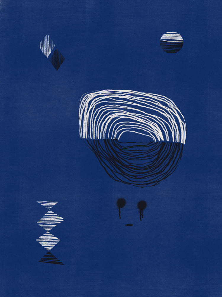 Indigo Night Gaze | Poster