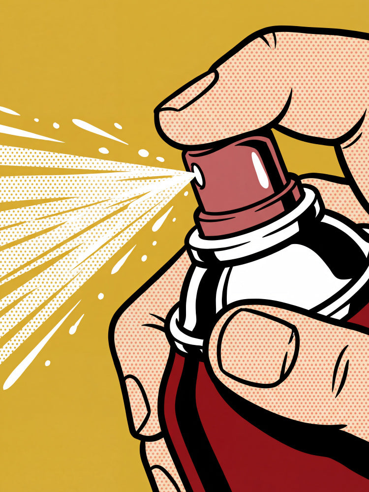Pop Art Spray Can | Poster