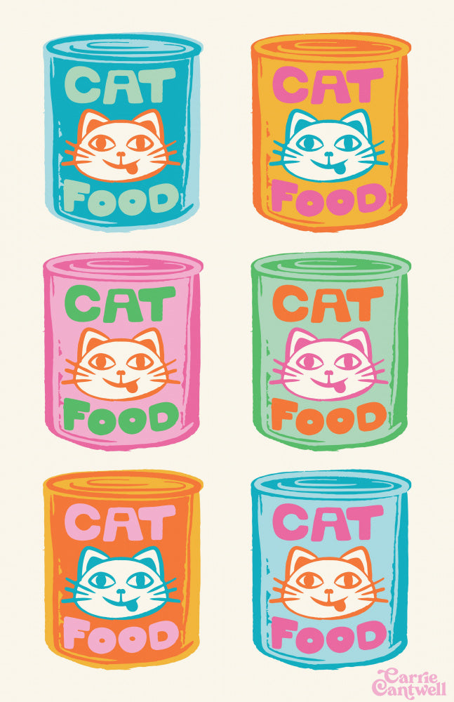Pop Art Cat Food | Poster