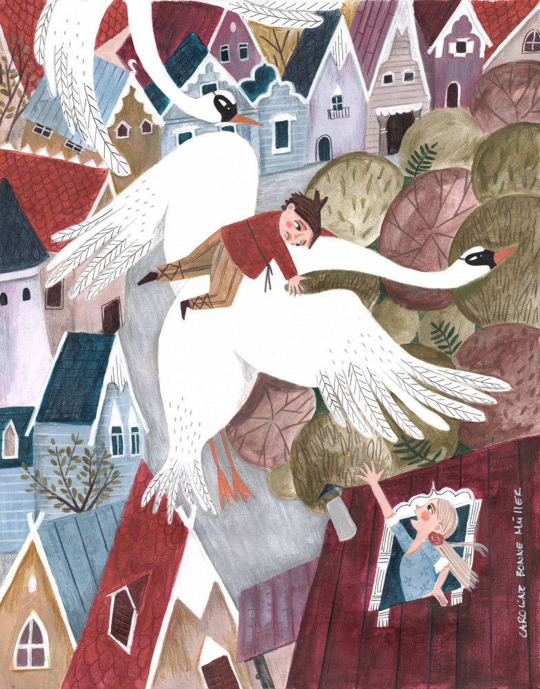 The magical wild geese | Poster
