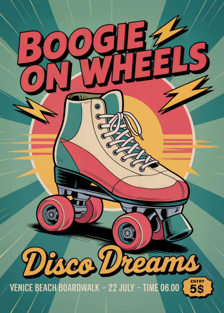 Boogie Wheels Disco Dreams | Canvas