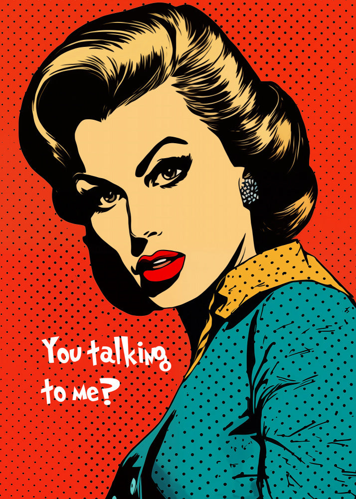 Sassy Pop Art Woman | Poster