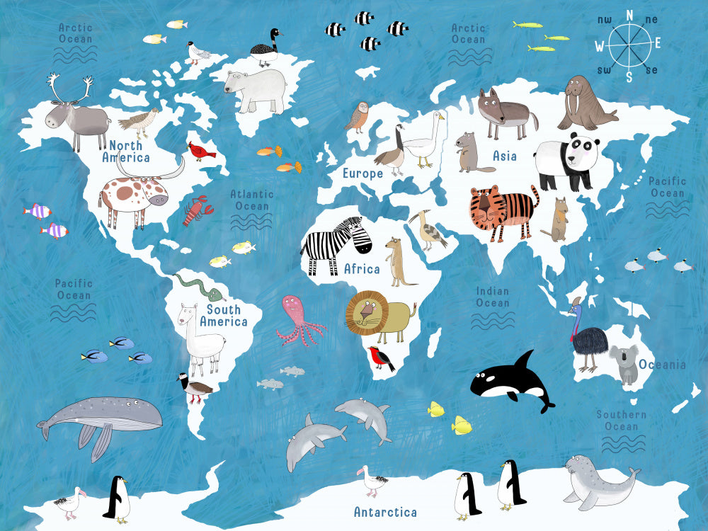 World Animal Map | Canvas