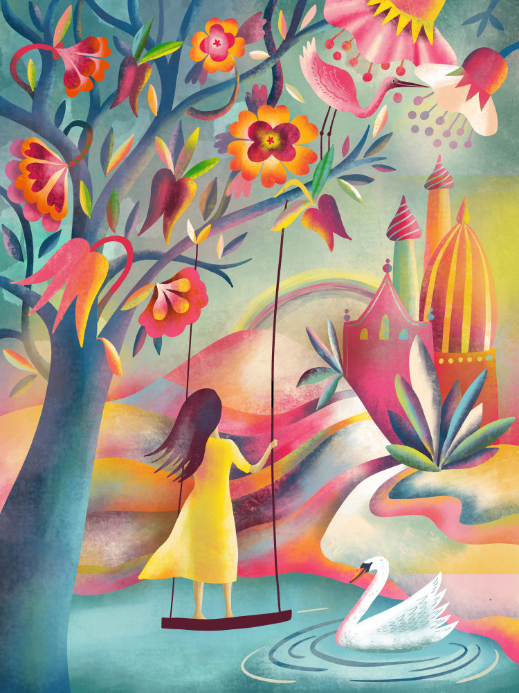 Enchanted Garden Swing | Canvas