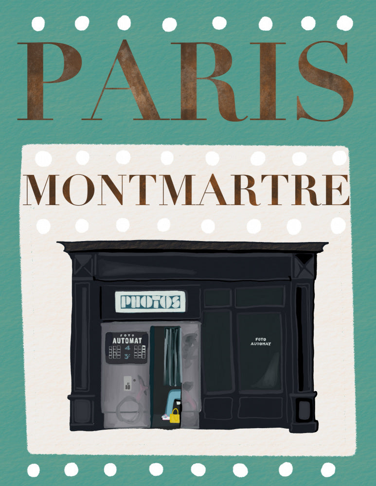 Paris Montmartre Photo Booth | Canvas