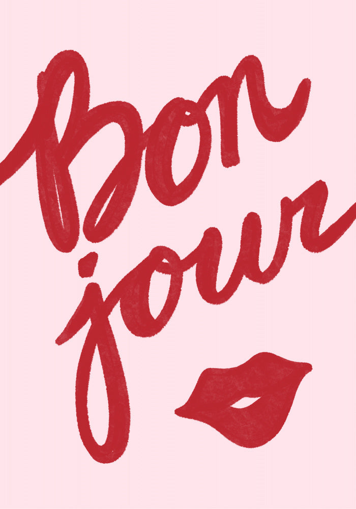 Bonjour Kiss | Canvas