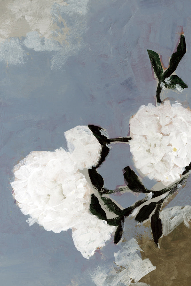 Soft Blue Flowers | Canvas