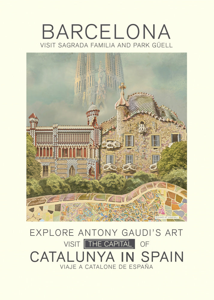 Barcelona Gaudi Landmarks | Canvas