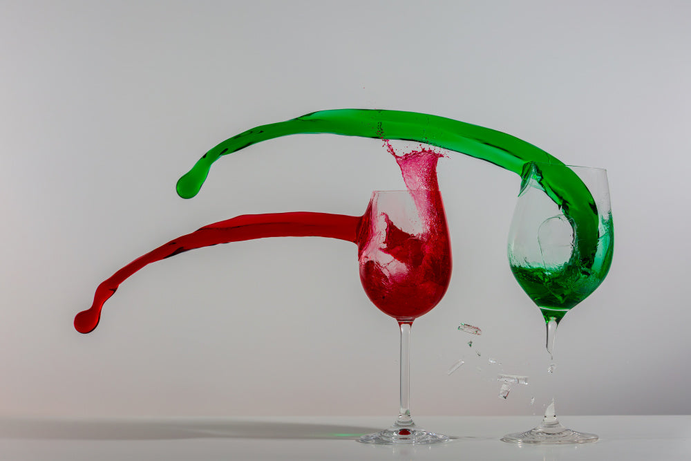 Vibrant Wine Splash | Poster