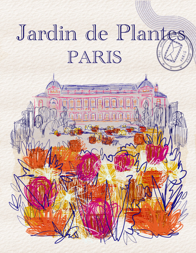 Jardin de Plantes Blooms | Poster