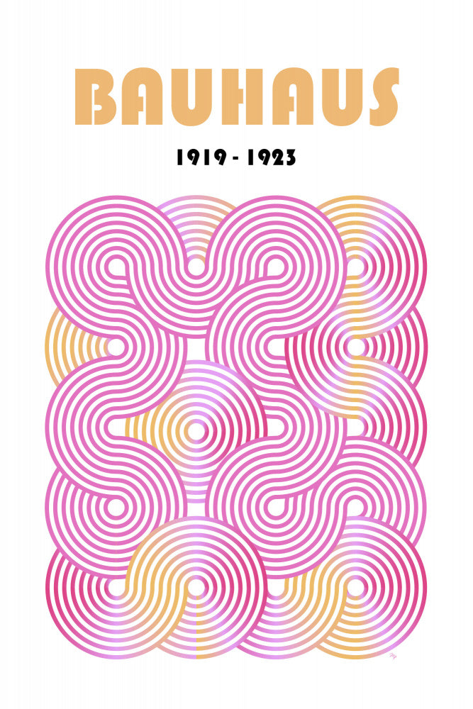 Bauhaus Geometric Lines | Canvas