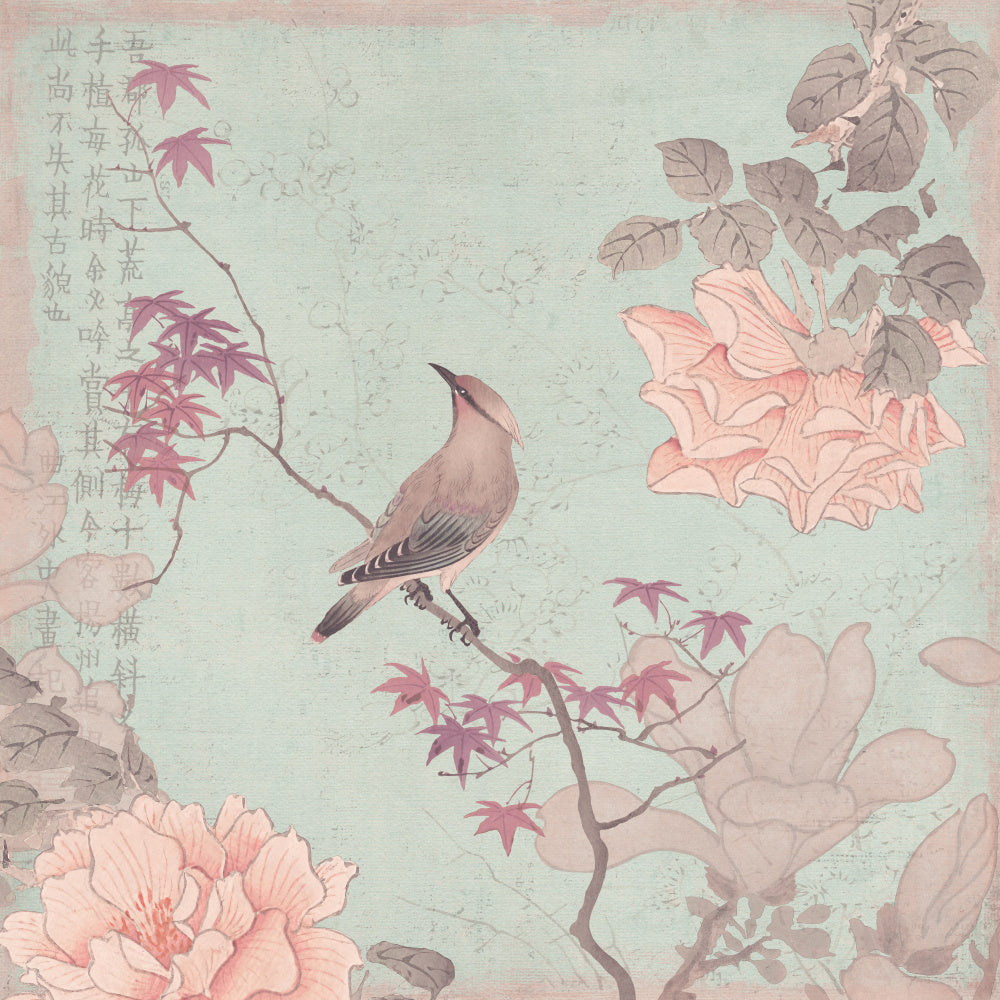 Serene Asian Bird Art | Canvas