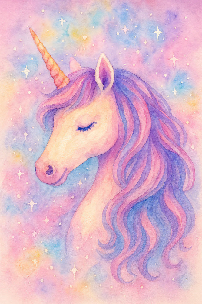 Dreamy Pastel Unicorn | Canvas