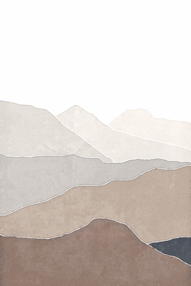 Muted Mountain Landscape | Canvas