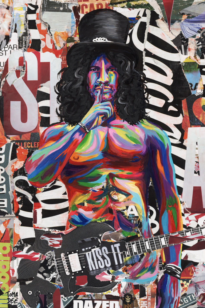 Vibrant Rocker Portrait | Canvas