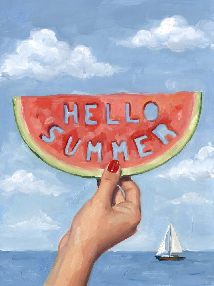 Hello Summer Watermelon | Poster
